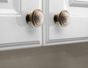 Alloy Ceramic Cabinet Pulls & Knobs - Antique Bronze Finish Hardware - #6 - 128mm / 1pc