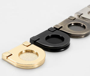 Alloy Flush Cabinet Pulls - Black Finish for Cabinets & Drawers - view 9