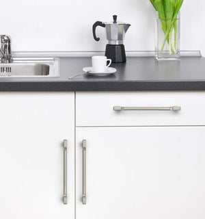 Alloy Minimalist Cabinet Pulls & Knobs - Brushed Nickel Finish - #5 / 1pc