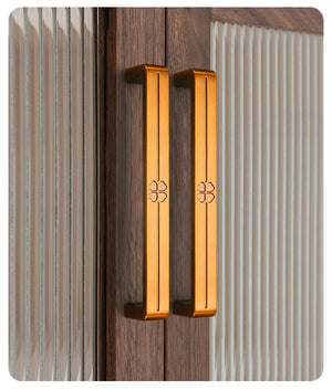 Alloy Oriental Cabinet Pulls & Knobs - Bronze Finish for Cabinets - #4 - 96mm / 1pc