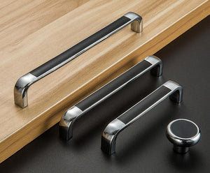 Alloy Round Cabinet Pulls & Knobs - Chrome Finish for DIY Projects - #2 - 96mm / 1pc