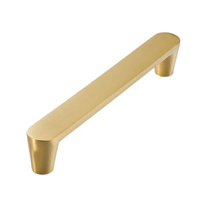 Solid brass cabinet bar pull, style #26, 128 mm.