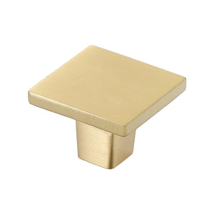 Solid brass cabinet knob, style #12.