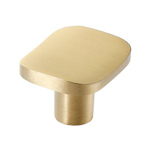 Solid brass cabinet knob, style #2.