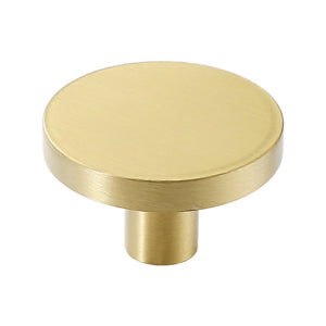 Solid brass cabinet knob, style #4.