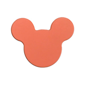 Orange mouse-shaped cabinet pull, option No. 2.
