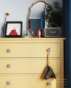 Ceramic Cabinet Pulls & Knobs - Brushed Nickel Finish for Cabinets - #4 - 96mm / 1pc