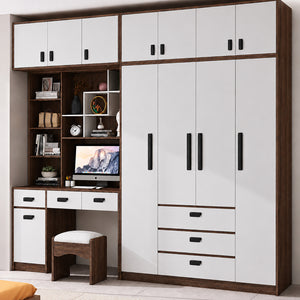 Black-finish oak wood cabinet finger pull, style #2 (160 mm option) fitted to cabinetry.