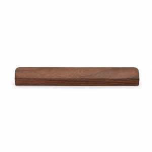 Walnut wood cabinet finger pull, style #2 (160 mm option).