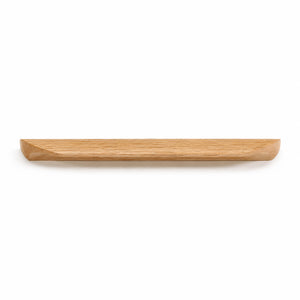 Oak wood cabinet finger pull, style #3 (160 mm option).