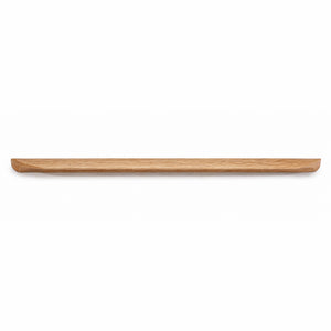 Oak wood cabinet finger pull, style #3 (320 mm option).