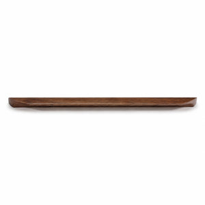 Walnut wood cabinet finger pull, style #3 (320 mm option).