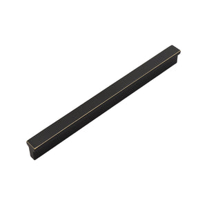 Slim matte black finger pull, 160 mm.