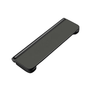 Black slim folding pull with rounded ends, style No. 3, 96 mm.
