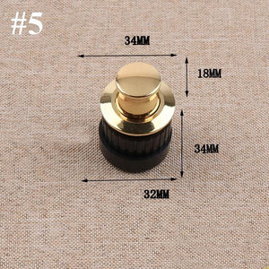 Brass Cabinet Pulls & Knobs - #1, #2, #3, #4, #5, #6 Finish Hardware - #6 / 1pc