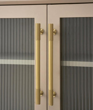 Solid Brass Round Cabinet Cup Pulls - Furniture Decorative Hardware - view 9