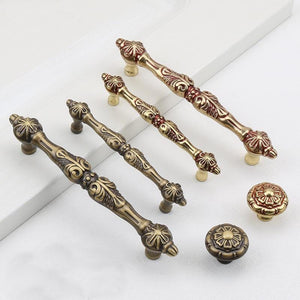 Solid Brass Round Cabinet Pulls & Knobs - Antique Bronze Finish - #3 - 31mm Round / 1pc