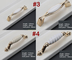 Solid Brass Round Cabinet Cup Pulls - Furniture Decorative Hardware - #3 - 158mm / 1pc