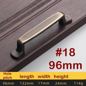 Solid Brass Cabinet Pulls & Knobs - Furniture Decorative Hardware - #18 - 128mm / 1pc