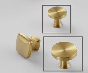 Solid Brass Cabinet Pulls & Knobs - Brass Color Finish for Cabinets - view 5