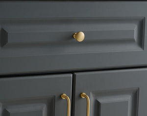 Solid Brass Cabinet Pulls & Knobs - Brass Color Finish for Cabinets - view 7