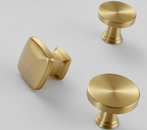 Solid Brass Cabinet Pulls & Knobs - Brass Color Finish for Cabinets - view 5