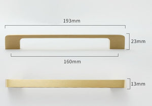 Solid Brass Cabinet Pulls & Knobs - Brass Color Finish for Cabinets - view 6