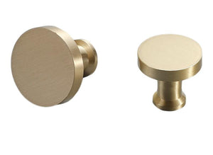 Solid Brass Cabinet Pulls & Knobs - Gold Finish Furniture Hardware - view 8