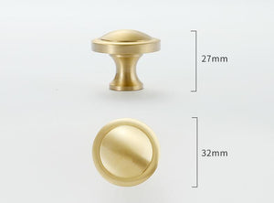 Solid Brass Cabinet Pulls & Knobs - Brass Color Finish for Cabinets - view 4