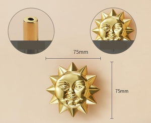 Solid Brass Cabinet Pulls & Knobs - Gold Finish Furniture Hardware - view 8