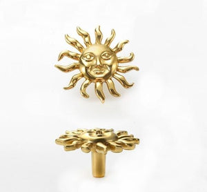 Solid Brass Cabinet Pulls & Knobs - Gold Finish Furniture Hardware - view 6