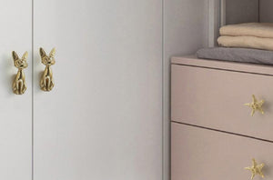 Solid Brass Cabinet Pulls & Knobs - Gold Finish Furniture Hardware - view 5