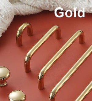 Solid Brass Cabinet Pulls & Knobs - Silver Finish for Wardrobes - #4 Brass 224mm / 1pc