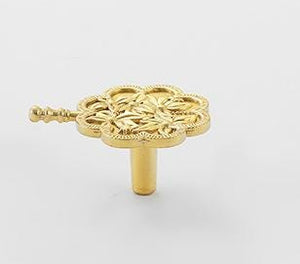 Solid Brass Butterfly Cabinet Pulls & Knobs - Gold Finish Hardware - view 8