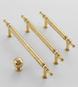 Solid Brass Cabinet Pulls & Knobs - Gold Finish Furniture Hardware - view 7