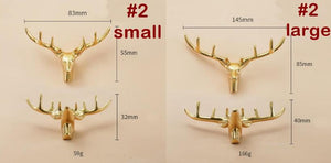 Solid Brass Cabinet Pulls & Knobs - Gold Finish Furniture Hardware - #2 large / 1pc