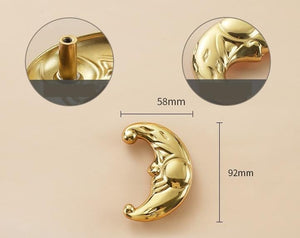 Solid Brass Cabinet Pulls & Knobs - Gold Finish Furniture Hardware - view 7