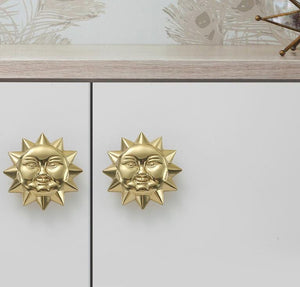Solid Brass Cabinet Pulls & Knobs - Gold Finish Furniture Hardware - view 4
