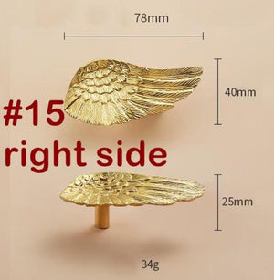 Solid Brass Cabinet Pulls & Knobs - Gold Finish Furniture Hardware - view 3