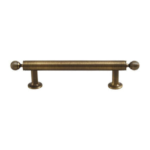 Solid Brass Round Cabinet Pulls & Knobs - Antique Bronze Finish - #1 - 128mm / 1pc