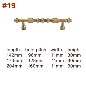 Solid Brass Cabinet Cup Pulls - Antique Bronze Finish for Cabinets - #4 - 29mm / 1pc