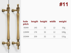 Solid Brass Round Cabinet Pulls & Knobs - Antique Bronze Finish - #3 - 30mm / 1pc