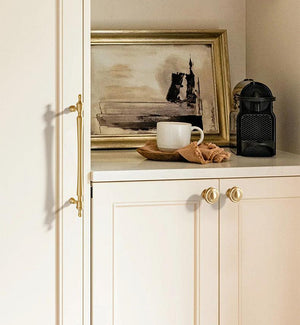 Solid Brass Cabinet Cup Pulls - Furniture for Cabinets & Drawers - #9 / 1pc