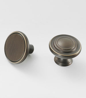 Solid Brass Vintage Cabinet Pulls & Knobs - Black Finish Hardware - #3 - 64mm Brass / 1pc