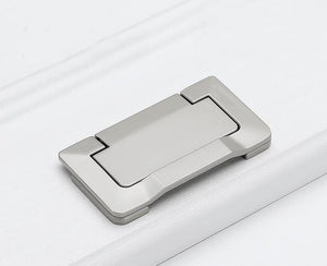 Alloy Flush Cabinet Pulls - Black Finish for Cabinets & Drawers - #3 Black 96mm / 1pc