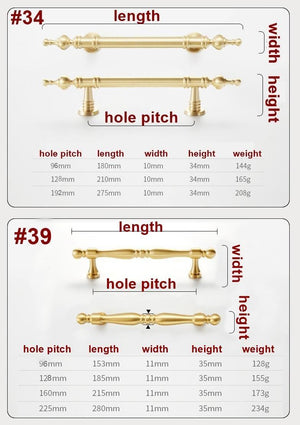 Solid Brass Cabinet Cup Pulls - Furniture for Cabinets & Drawers - #4 - 32mm / 1pc