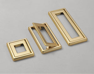 Alloy Round Cabinet Pulls & Knobs - Matte Gold Finish for Cabinets - #9 / 1pc