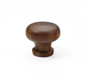 Wood Round Cabinet Pulls & Knobs - Minimalist Decorative Hardware - #5 Oak 35mm / 1pc