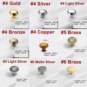Alloy Square Cabinet Ring Pulls - Matte Gold Finish for Wardrobes - #1 Bronze / 1pc
