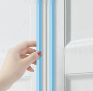 Alloy Geometric Cabinet Pulls & Knobs - Minimalist for Wardrobes - 220mm Blue / 1pc